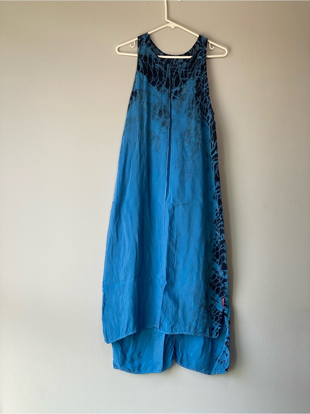 Hard Tail Blue Tie-Dye Sleeveless Maxi